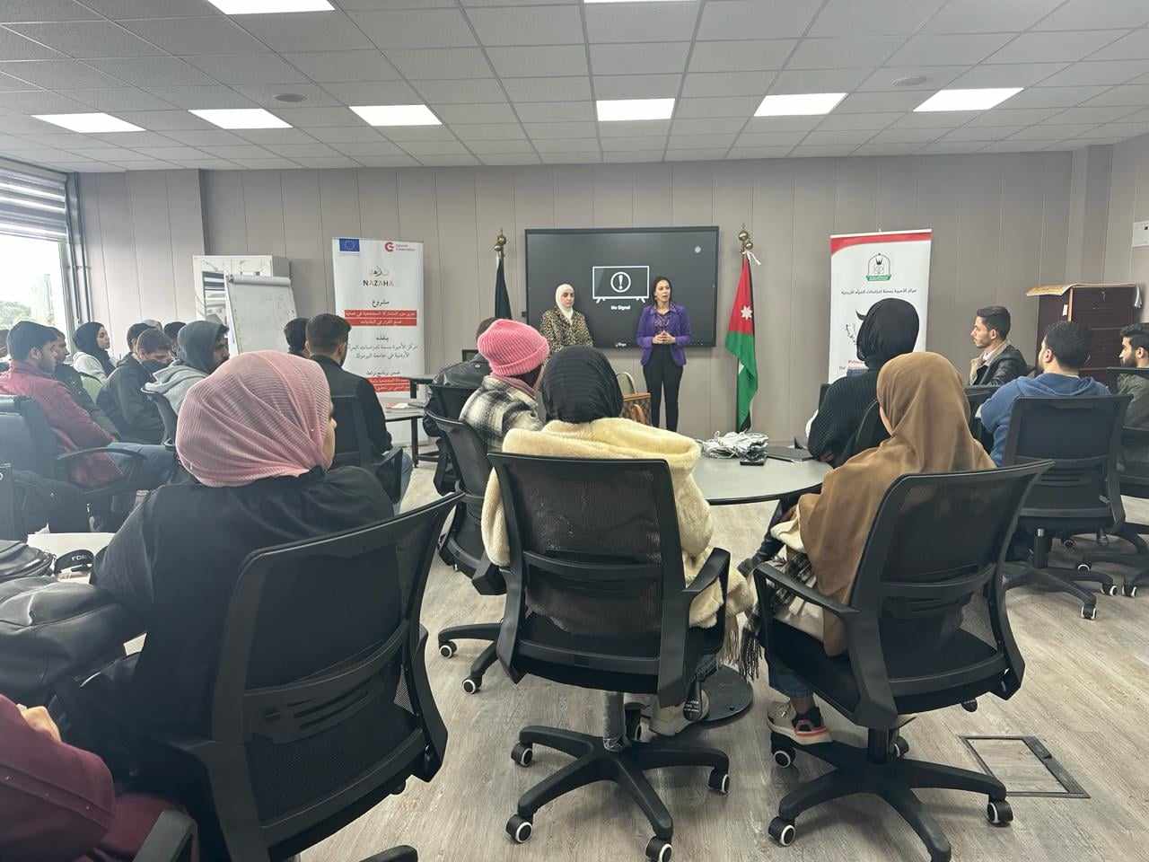 A training workshop entitled “Legislative culture is the weapon of successful women.”