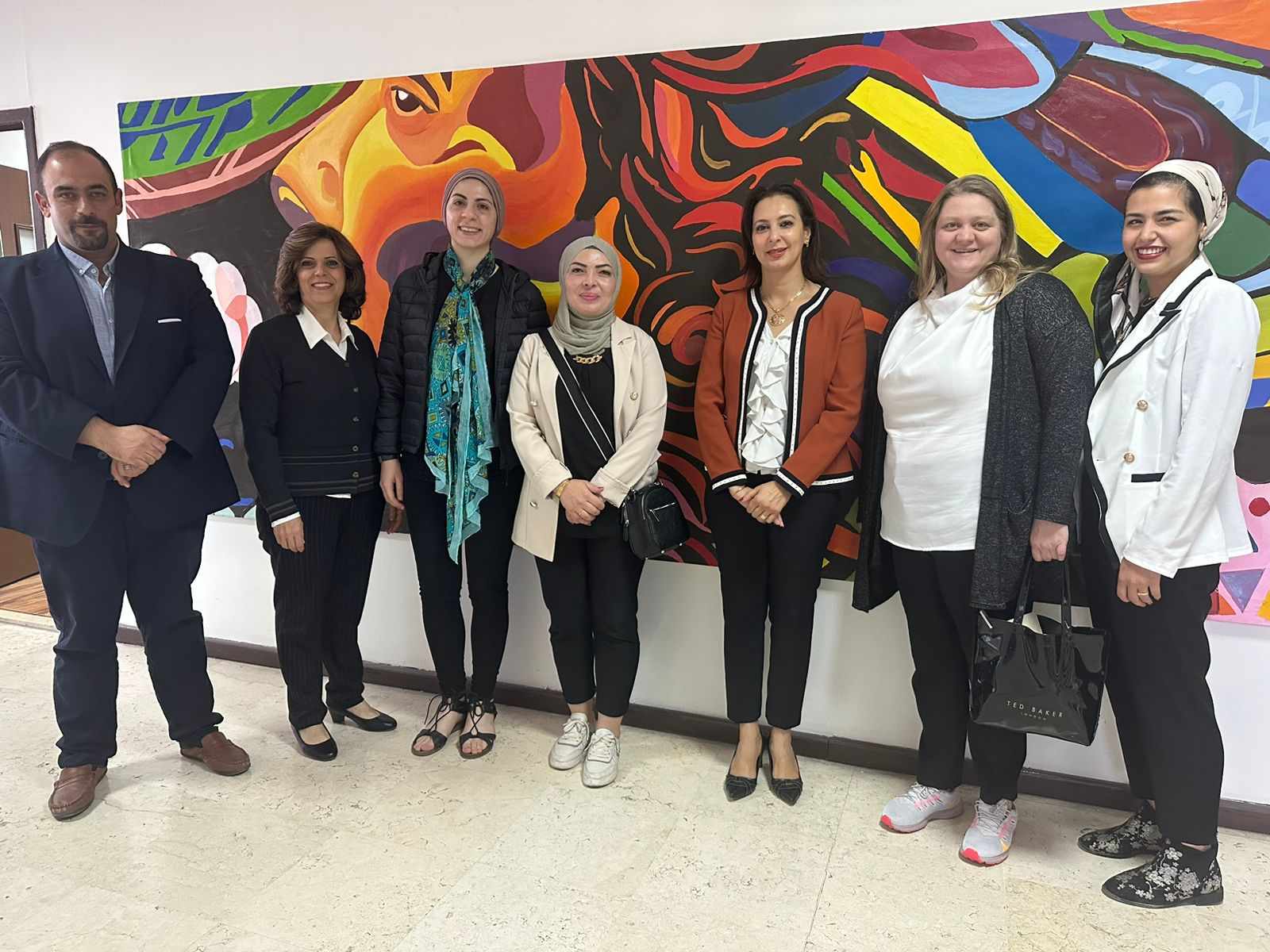 A delegation from the She Leads Union and the Land of Humans Foundation visited the Princess Basma Center for Jordanian Women’s Studies_